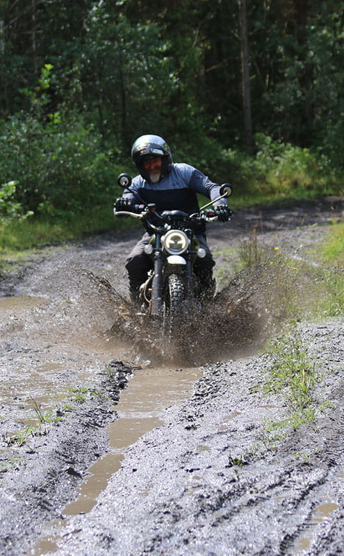Triumph off sales road experience
